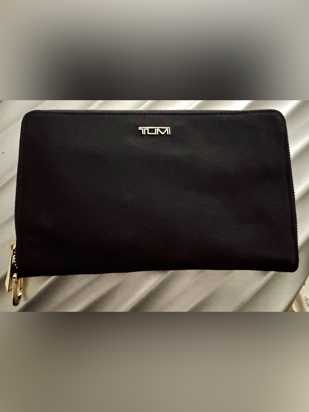 TUMI Voyageur Vevay Jewelry Portfolio Black Gold